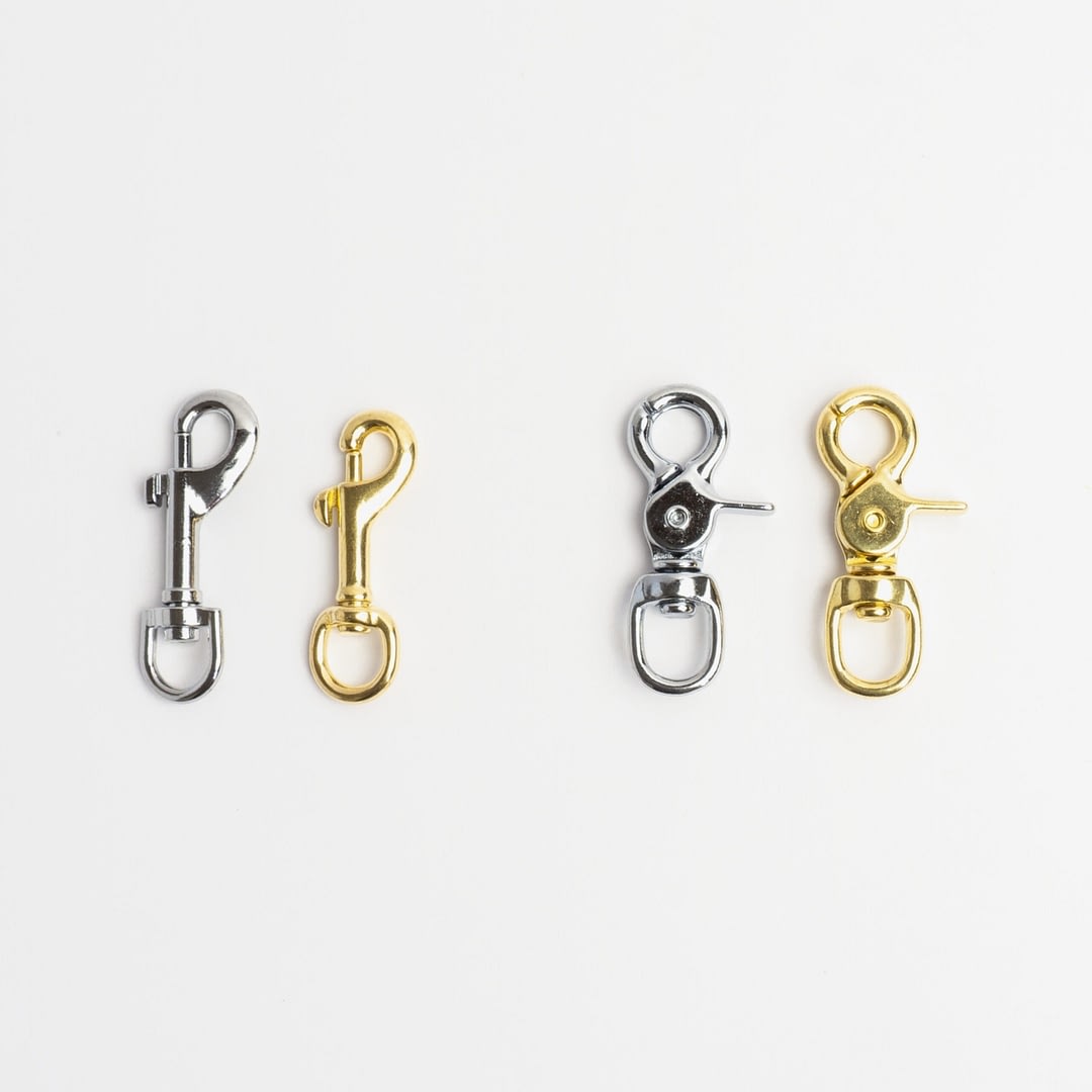 Karabiner Silber Messing, Hundezubehör Konfigurator individuell personalisiert nach Maß handgemacht in Österreich