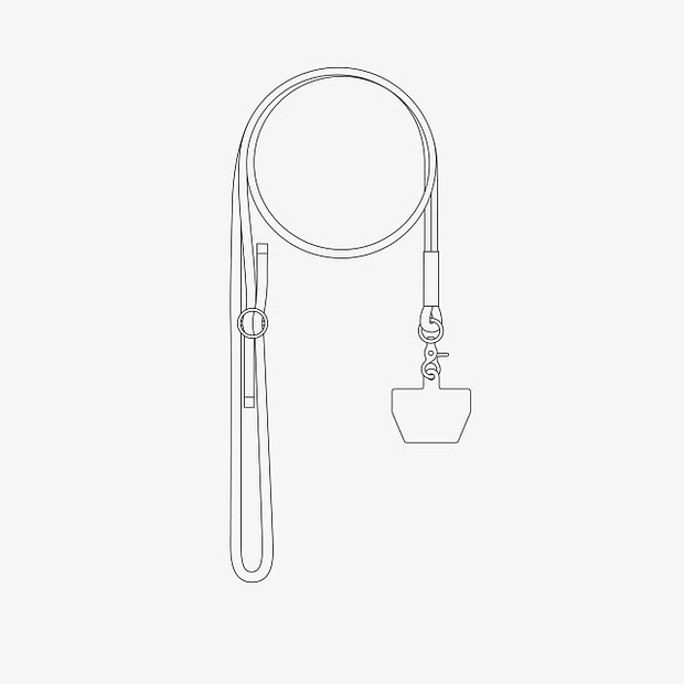 Handykette aus Tau mit Handypatch, Hundezubehör individuell nach Maß handgemacht in Österreich